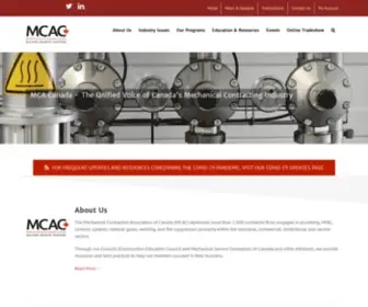 Mcac.ca(The unified voice of Canada's mechanical contracting industry) Screenshot