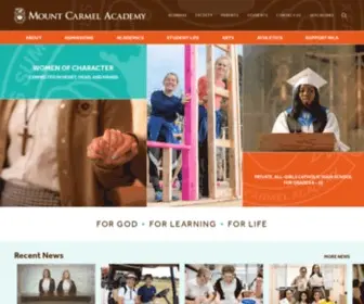 Mcacubs.com(Mount Carmel Academy) Screenshot