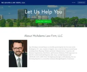 Mcadamslawfirm.com(McAdams Law Firm) Screenshot