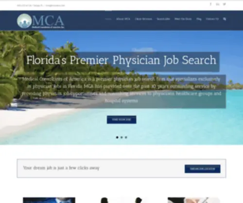 Mcadocs.com(Medical Consultants of America) Screenshot