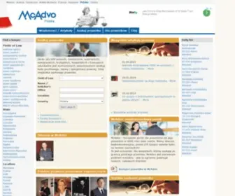 Mcadvo.pl(Znajdz prawnika w Polsce) Screenshot