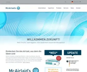 Mcairlaids.net(Startseite) Screenshot