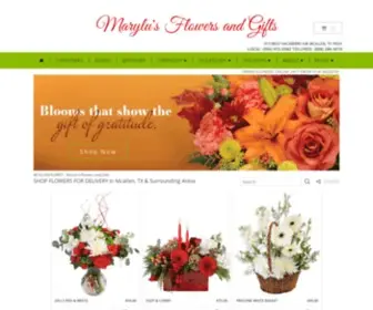 McallentXflorist.com(Mcallen Florist) Screenshot