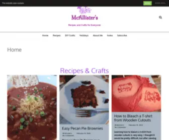 Mcallistersgiftsandcrafts.com(McAllister's) Screenshot