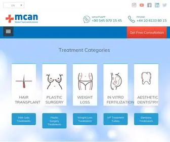 Mcanhealth.com(MCAN Health provides) Screenshot