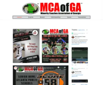 Mcaofga.com(MCAofGA Minority Coaches Association of Georgia) Screenshot