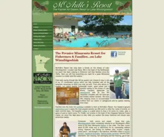 Mcardlesresort.com(McArdle's is the Premier Minnesota Resort for fishing and families on Lake Winnibigoshish) Screenshot