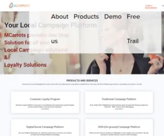 Mcarrots.com(Mobile Marketing Company) Screenshot