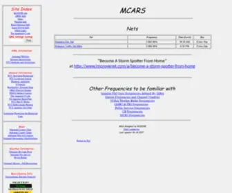 Mcars.us(Marshall County Alabama Repeater System (MCARS) Amateur Radio) Screenshot