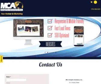 Mcasolutions.net(MCA Graphics Solutions) Screenshot
