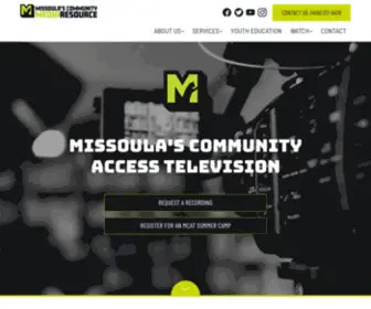 Mcat.org(Missoula's Community Media Resource) Screenshot