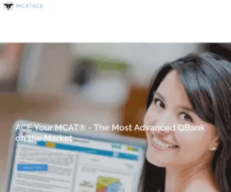 Mcatace.com(The Best MCAT Question Bank with videos) Screenshot