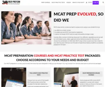 Mcatprep.com(MCAT prep courses) Screenshot