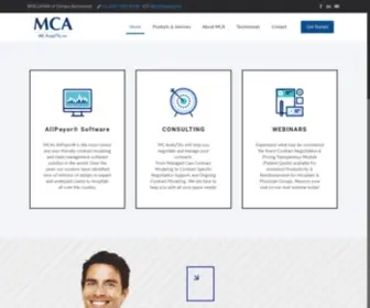 Mcatx.com(Revenue Cycle Management Software) Screenshot