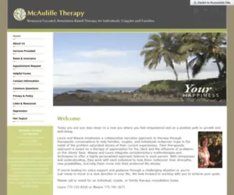 Mcauliffetherapy.com(Laura McAuliffe) Screenshot