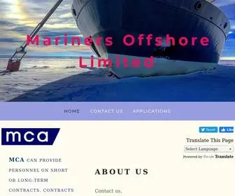 Mcaza.co.za(Mariners Offshore Limited) Screenshot