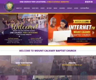 MCBCFS.org(Mount Calvary Baptist Church) Screenshot