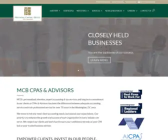 MCB.cpa(MCB CPAs & Advisors) Screenshot