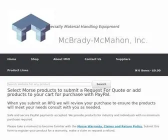 MCbrady-Mcmahon.us(Material Handling Equipment) Screenshot