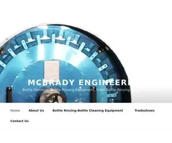 MCbradyengineering.com(Bottle Washing) Screenshot