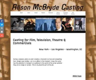 MCBRydecastingco.com(Alison McBryde Casting) Screenshot