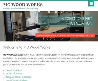 Mccabinetworks.com(IKEA Kitchen Installation & Finish Carpentry) Screenshot