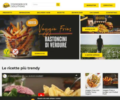 Mccain-Foodservice.it(Patatine Fritte e Surgelate) Screenshot