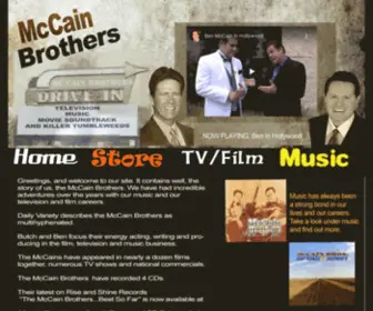 Mccainbrothers.com(The McCain Brothers) Screenshot