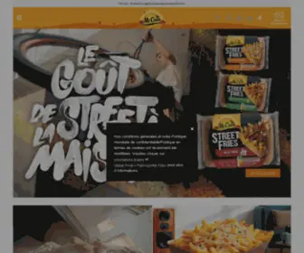 Mccain.fr(Produits surgelés à base de pommes de terre) Screenshot