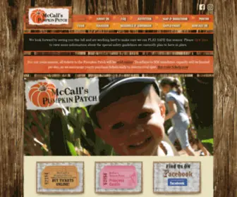 Mccallpumpkinpatch.com(McCall's Pumpkin Patch) Screenshot