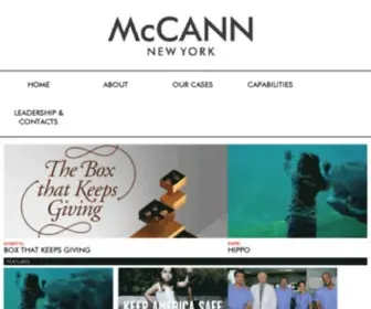 Mccannny.com(McCANN NEW YORK) Screenshot