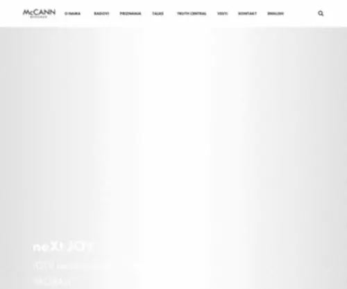 Mccann.rs(Početna strana) Screenshot