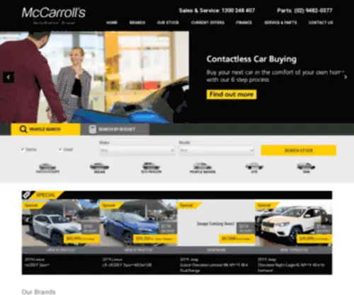 Mccarrolls.com.au(McCarroll's) Screenshot