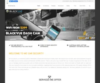 Mccarsecurity.com.au(Car Security Specialist) Screenshot