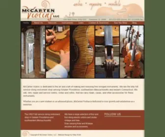 Mccartenviolins.com(McCarten Violins) Screenshot