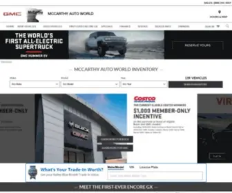 Mccarthyauto.com(McCarthy Auto World in Coon Rapids) Screenshot