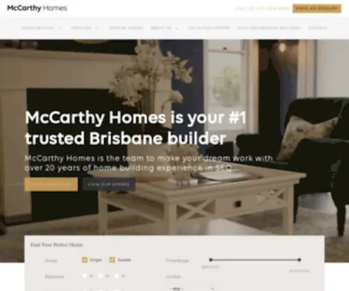 Mccarthyhomes.com.au(McCarthy Homes) Screenshot