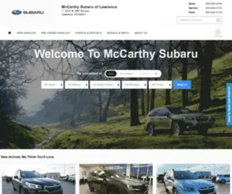 Mccarthysubaruoflawrence.com(McCarthy Subaru of Lawrence KS) Screenshot