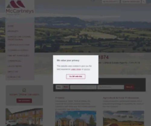 Mccartneys.co.uk(Estate Agents) Screenshot
