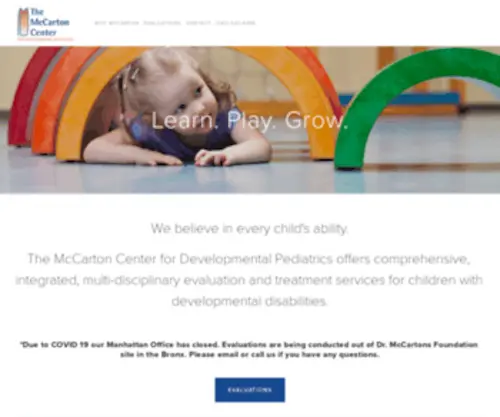 Mccarton.com(The McCarton Center) Screenshot