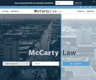 Mccarty-Law.com(McCarty Law) Screenshot