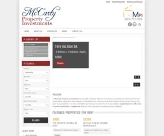 Mccartyproperties.com(McCarty Property Investments) Screenshot