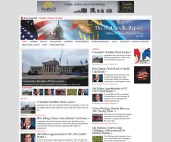 Mccarvillereport.com(Politics and Government) Screenshot