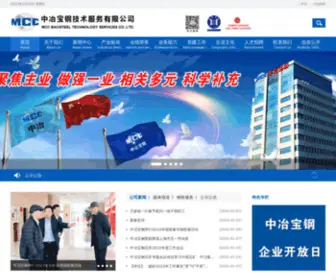 MCCBTS.com.cn(中冶宝钢技术服务有限公司) Screenshot