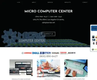 Mccinc.net(Micro Computer Center) Screenshot