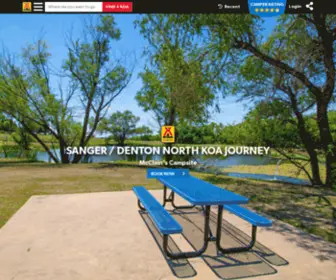 MCclainscampsite.com(Sanger / Denton North KOA Journey) Screenshot