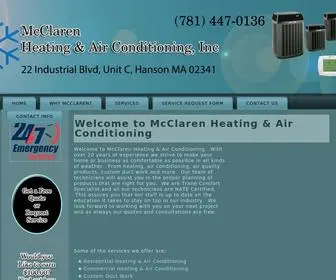 MCclarenhvac.net(McClaren Heating & Air Conditioning) Screenshot