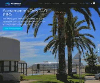 MCclellanjetservices.com(McClellan Jet Services) Screenshot