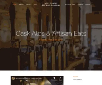 MCclellansbrewingcompany.com(MCclellansbrewingcompany) Screenshot