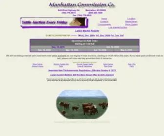 MCclivestock.com(Manhattan Commission Company) Screenshot